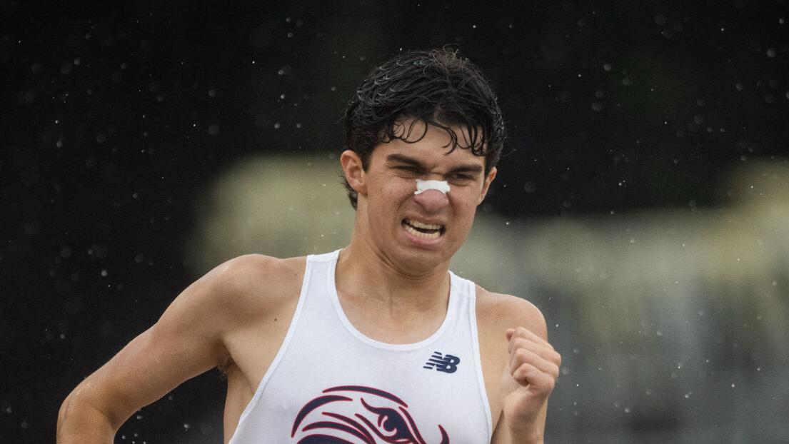 Gatorade again? It's a running success story for track winner, his school